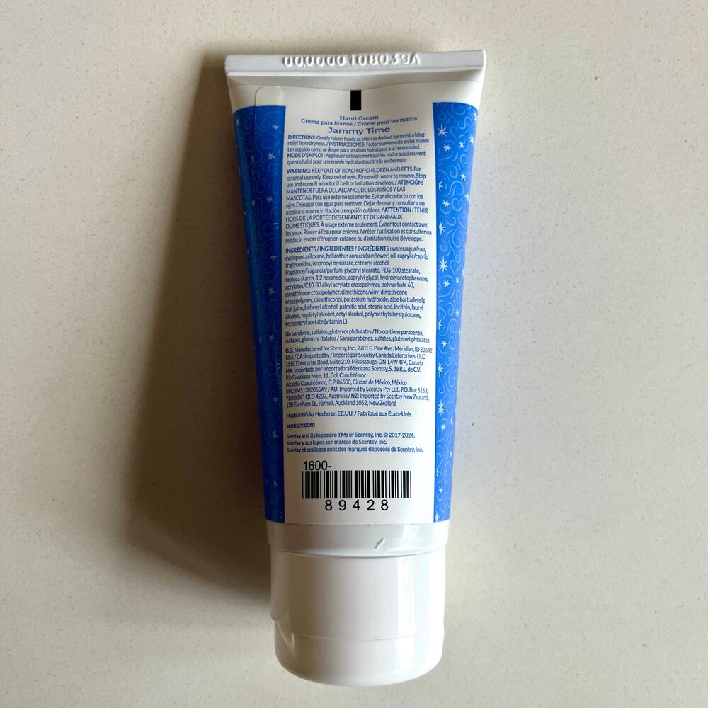 SCENTSY Hand Cream, Jammy Time, SEALED - Picture 3 of 3